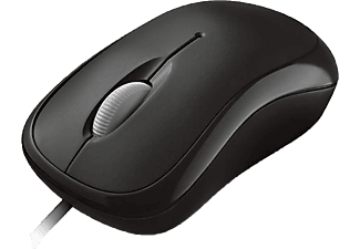 MICROSOFT Microsoft Basic Optical Mouse - Mouse - Cablata - Nero - topo (Nero)