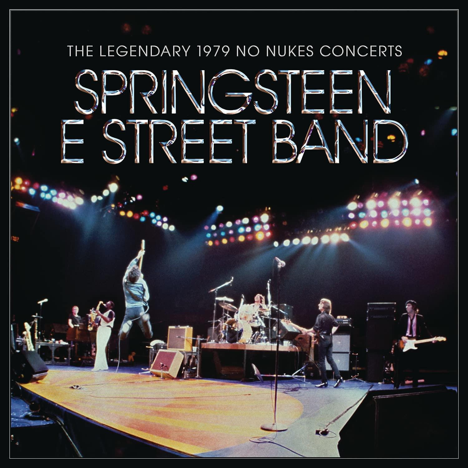 Pochette de l'album 'The Legendary 1979 No Nukes Concerts' de Springsteen.