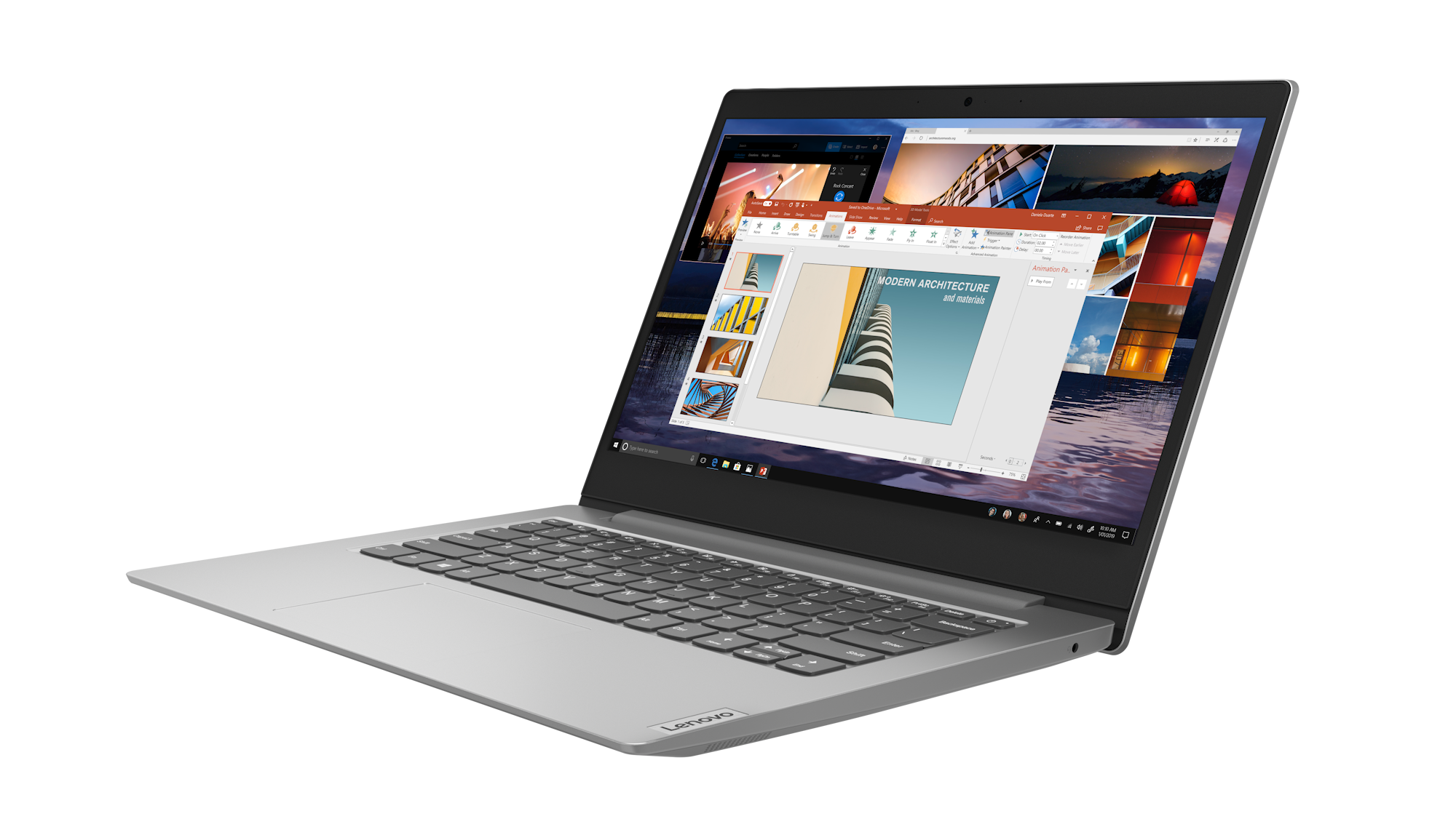 LENOVO 82GW0095TX/ Ideapad/ Athlon Silver 3050E/ 4GB Ram/ 128GB SSD/ 14"/ Win 10 Home Laptop Gri 
