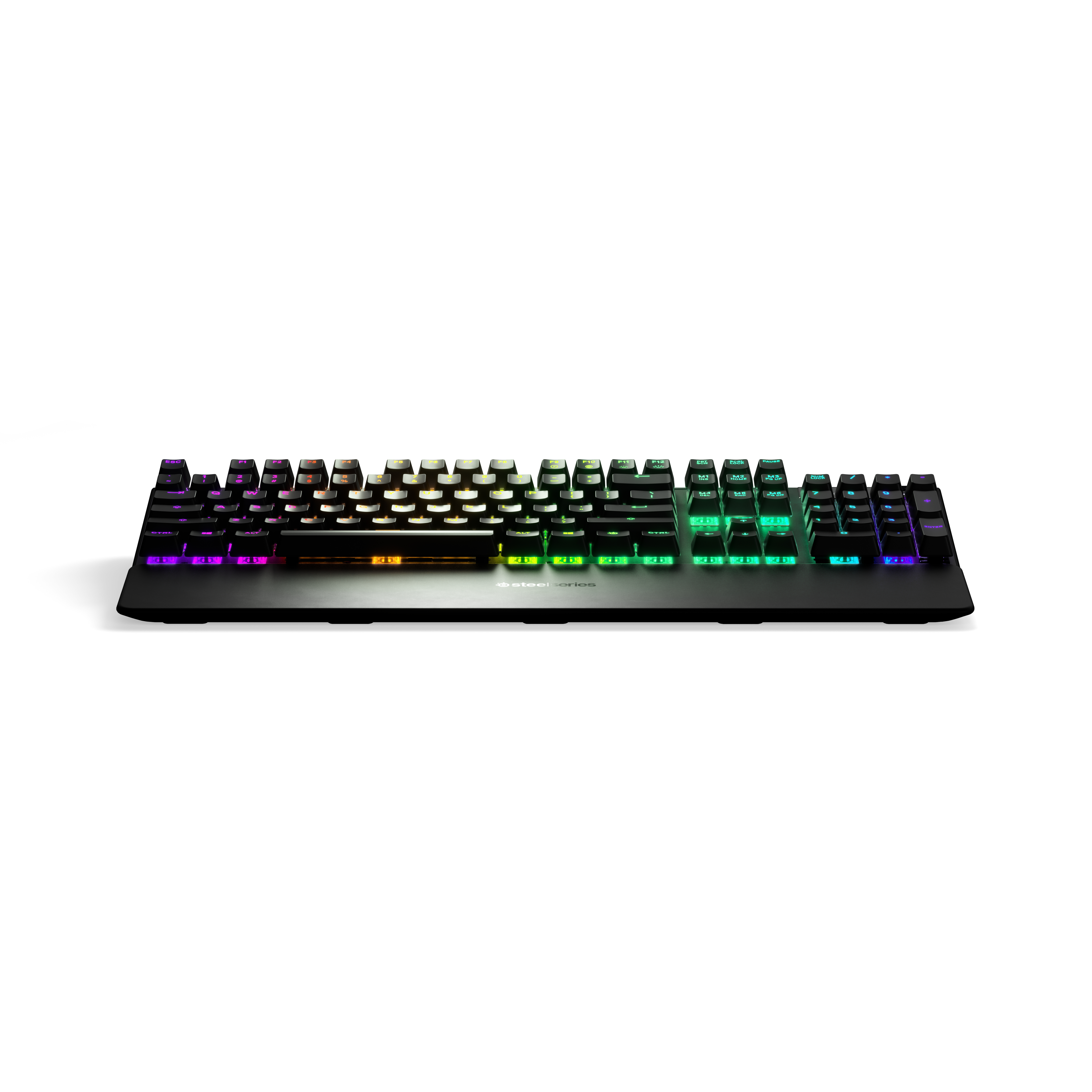 STEELSERIES 64770 APEX 7 BLUE, Gaming Tastatur, Mechanisch, Sonstiges, Kabelgebunden, Schwarz