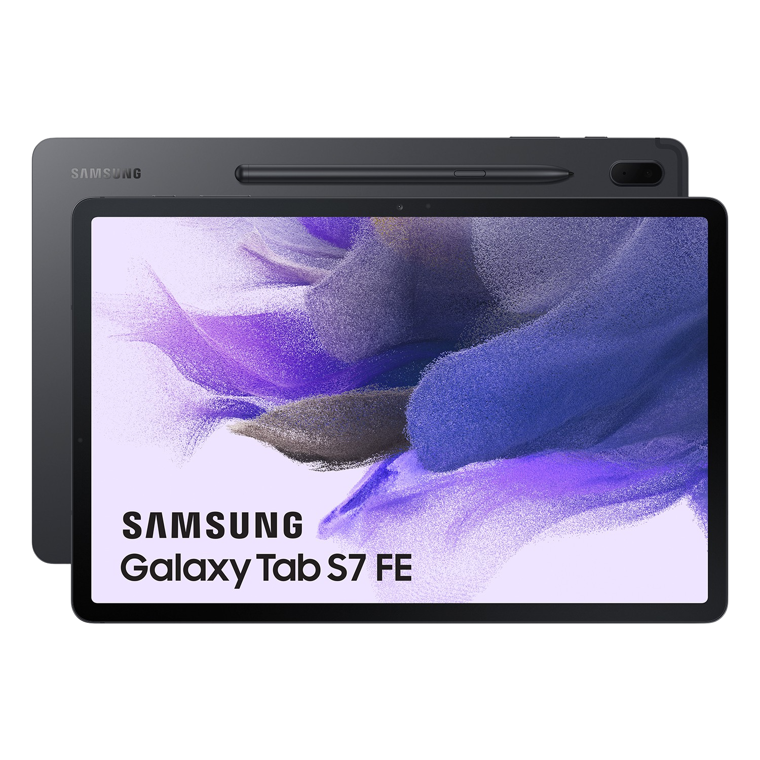 Tablet - Samsung Galaxy Tab S7 FE, 64 GB, Negro, 12.4" WQXGA, 4 GB, Qualcomm SM7225-4-AB, Wi-Fi 6, Android