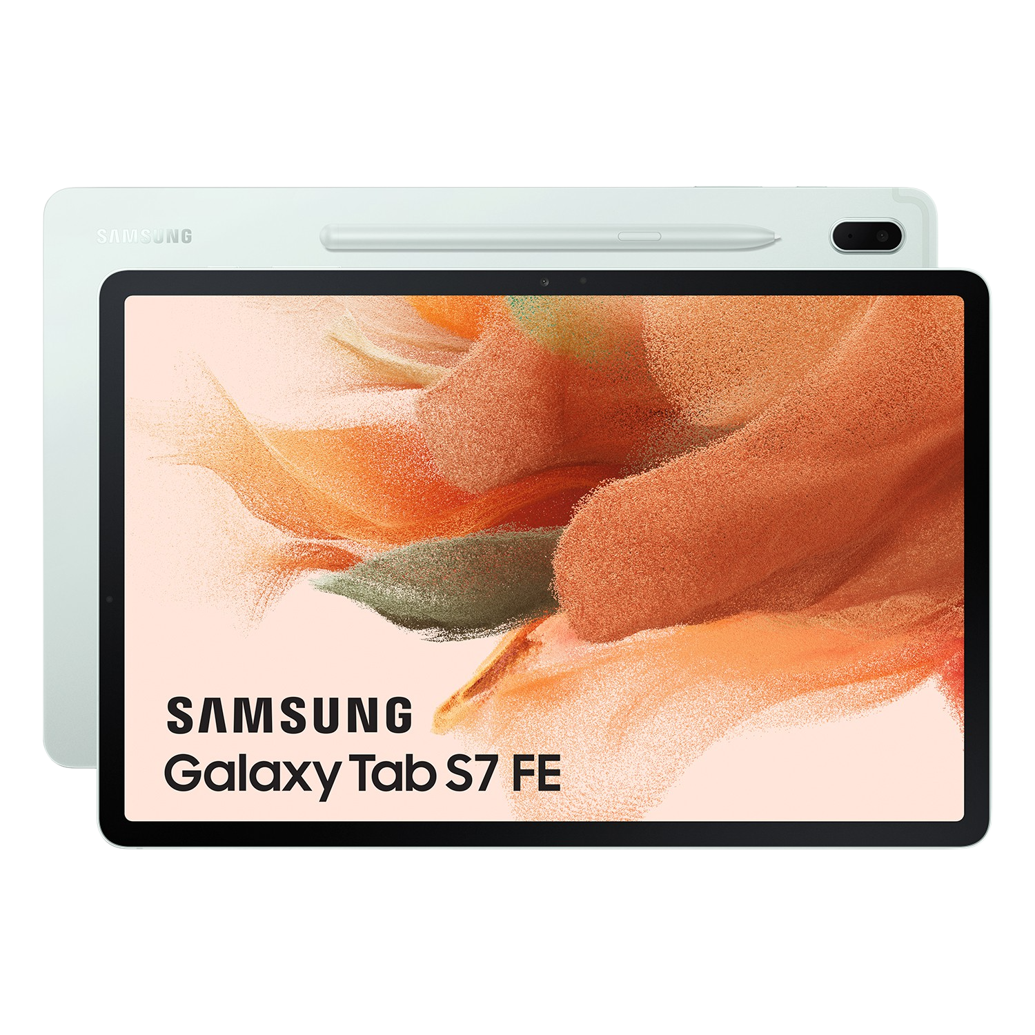 Tablet - Samsung Galaxy Tab S7 FE, 128 GB, Verde, 12.4" WQXGA, 6 GB, Qualcomm SM7225-4-AB, Wi-Fi 6, Android