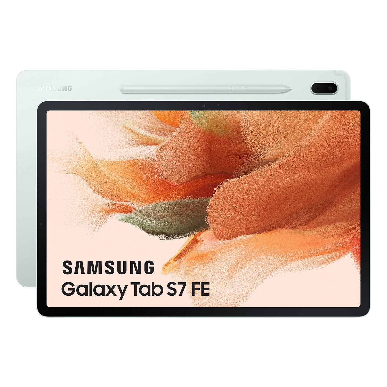 Tablet - Samsung Galaxy Tab S7 FE, 64 GB, Verde, 12.4" WQXGA, 4 GB, Qualcomm SM7225-4-AB, Wi-Fi 6, Android