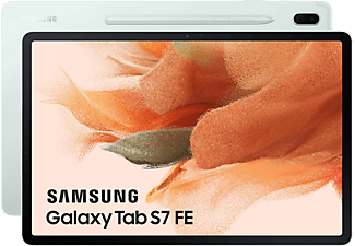 Tablet - Samsung Galaxy Tab S7 FE, 64 GB, Verde, 12.4" WQXGA, 4 GB, Qualcomm SM7225-4-AB, Wi-Fi 6, Android