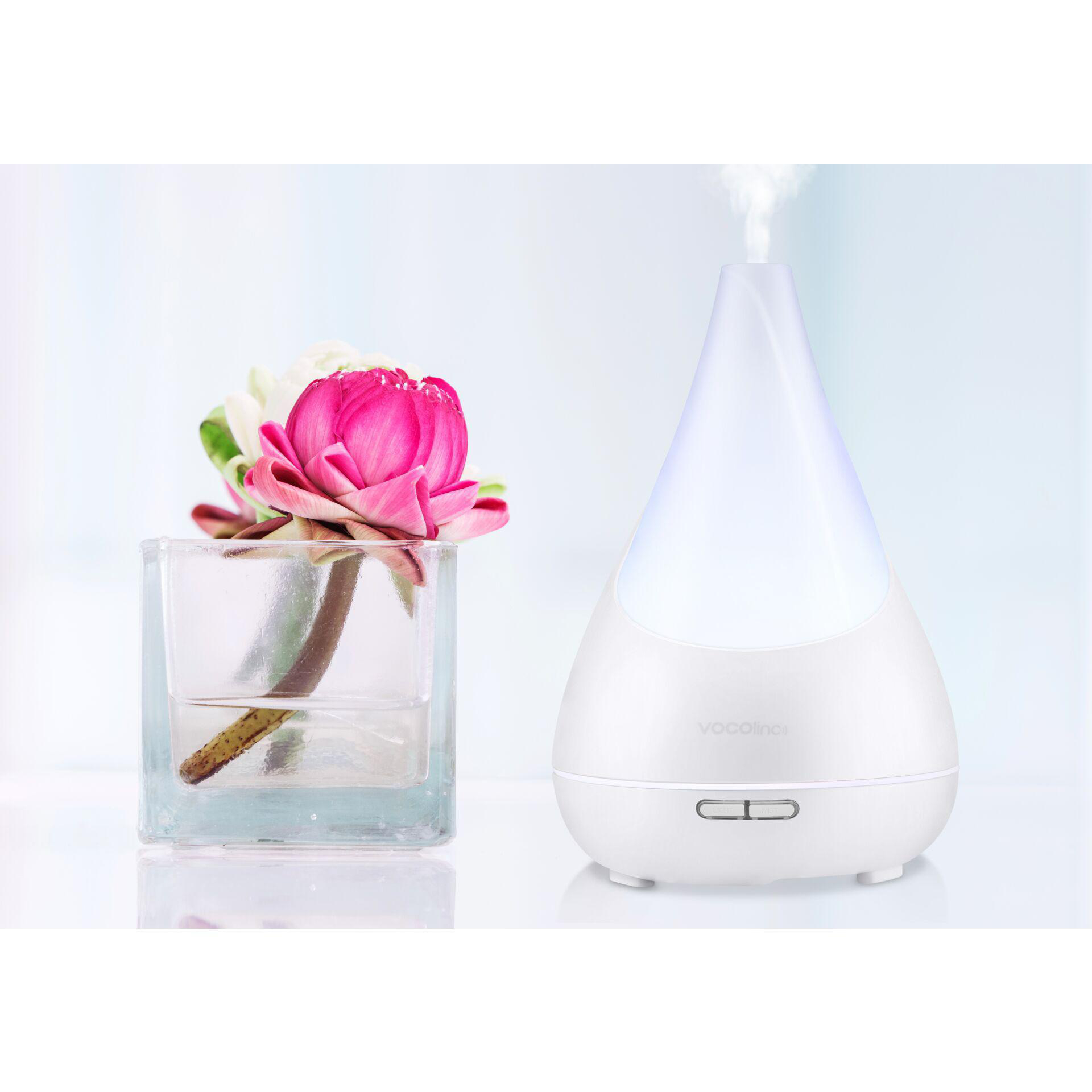 FlowerBud Aroma Smart Raumgröße: Weiß (15 Diffuser FLB VOCOLINC Watt, m²) 30