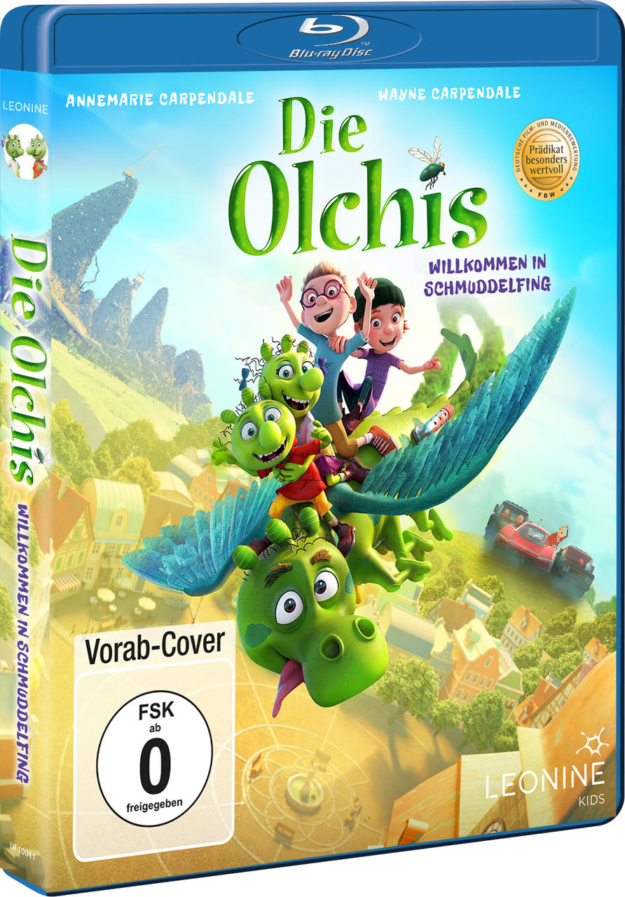 Blu-ray-Filmcover von 'Die Olchis - Willkommen in Schmuddelfing'.