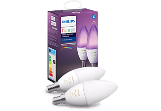 PHILIPS HUE Hue White & Color Ambiance LED-ljuskälla 5.3W B39 E14 2-pack