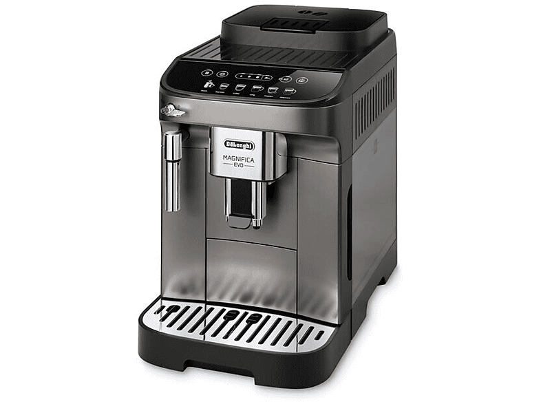 DELONGHI Magnifica Evo ECAM290.42.TB - 5 Kaffeespezialitäten, 6 Direktwahltasten, einfache Bedienung, Kaffeevollautomat Titan/Schwarz