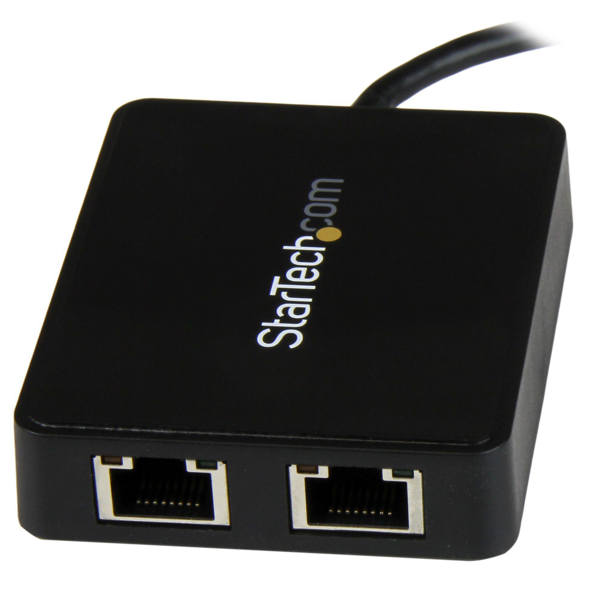 STARTECH US1GC301AU2R USB Adapter, Schwarz