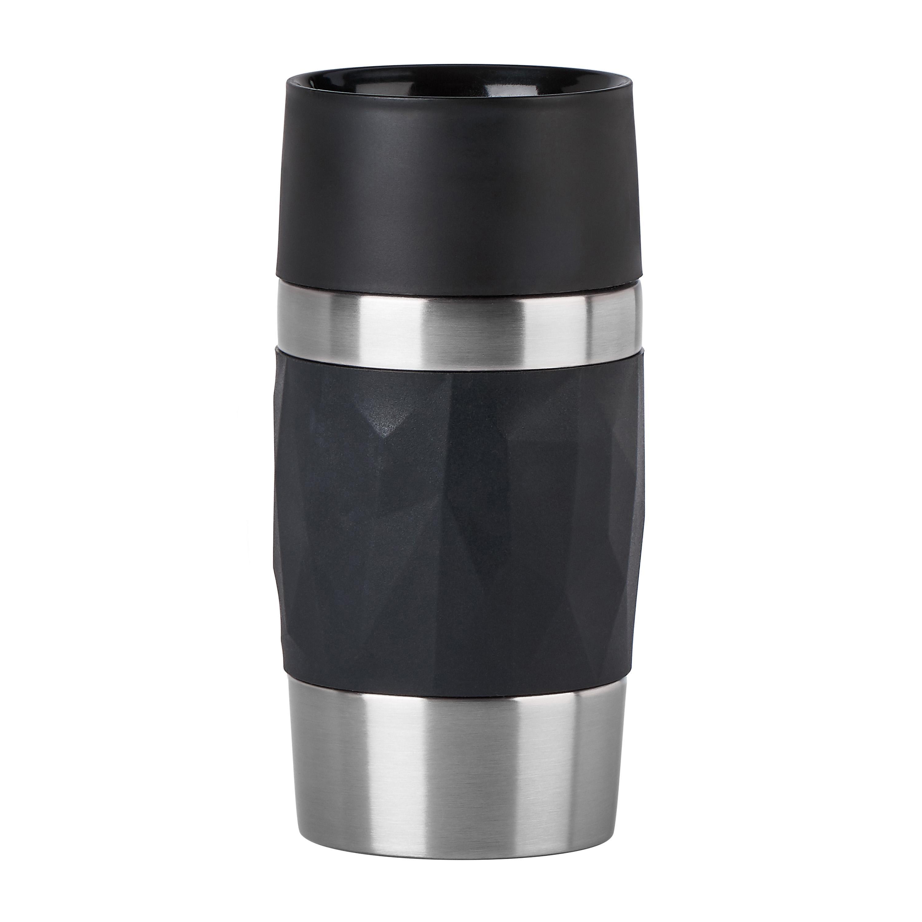 EMSA N21601 Travel Schwarz Compact Mug Thermobecher