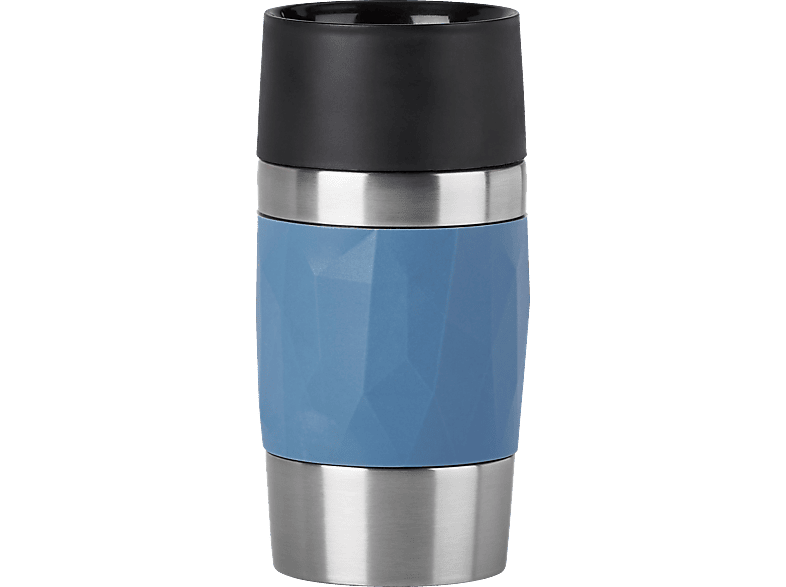EMSA N21602 Travel Mug Compact Thermobecher Blau Thermobecher in Blau