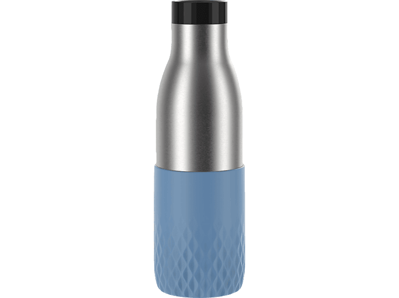 N31107 Bludrop Sleeve Trinkflasche Edelstahl/Blau EMSA