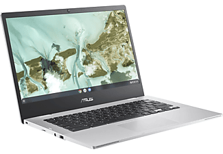 ASUS Chromebook CX1400, Celeron N3350, 8GB RAM, 64GB eMMC, 14 Zoll HD, Transparent Silver