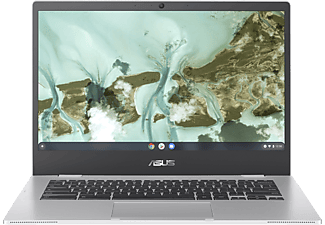 ASUS Chromebook CX1400, Celeron N3350, 8GB RAM, 64GB eMMC, 14 Zoll HD, Transparent Silver