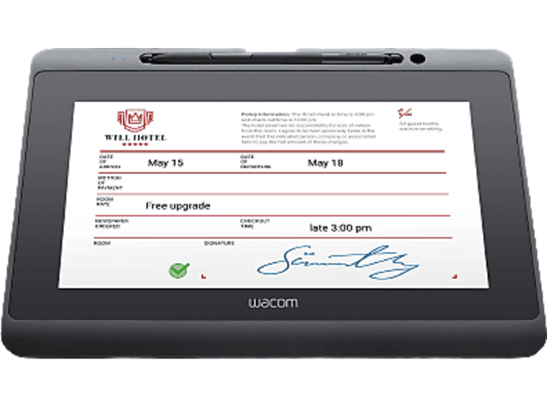 WACOM Grafiktablett DTH-1152, 10.1 Zoll, AHVA, 16:9, LCD, 200cd, 1000:1, Schwarz