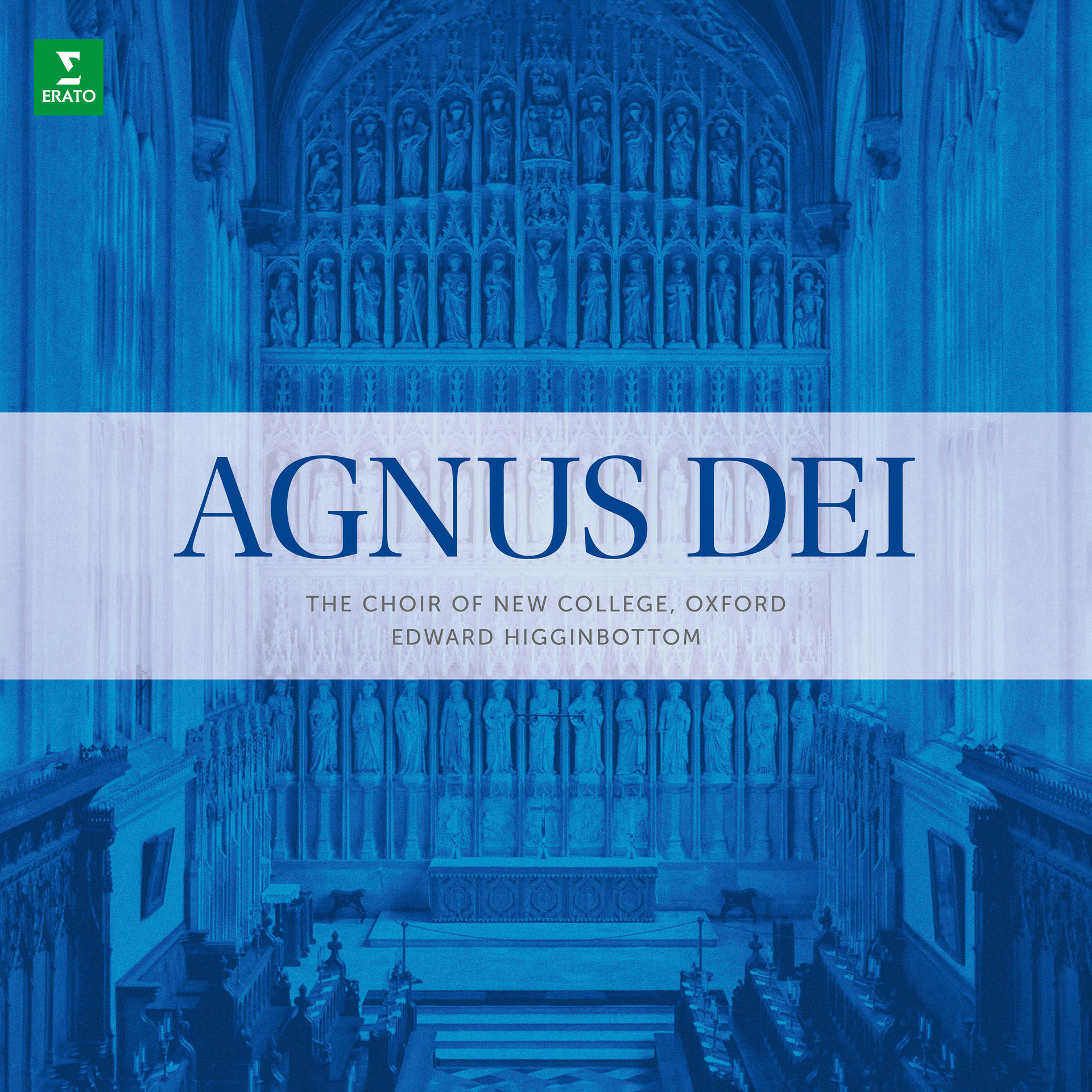 Album borítója 'AGNUS DEI' címmel és egy templombelsővel.