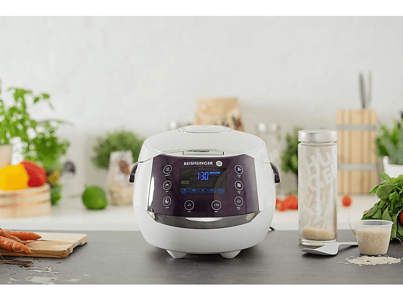 Reishunger Digitaler Reiskocher (860 Watt, 1,5 l, Weiß) — Foto 4 von 5