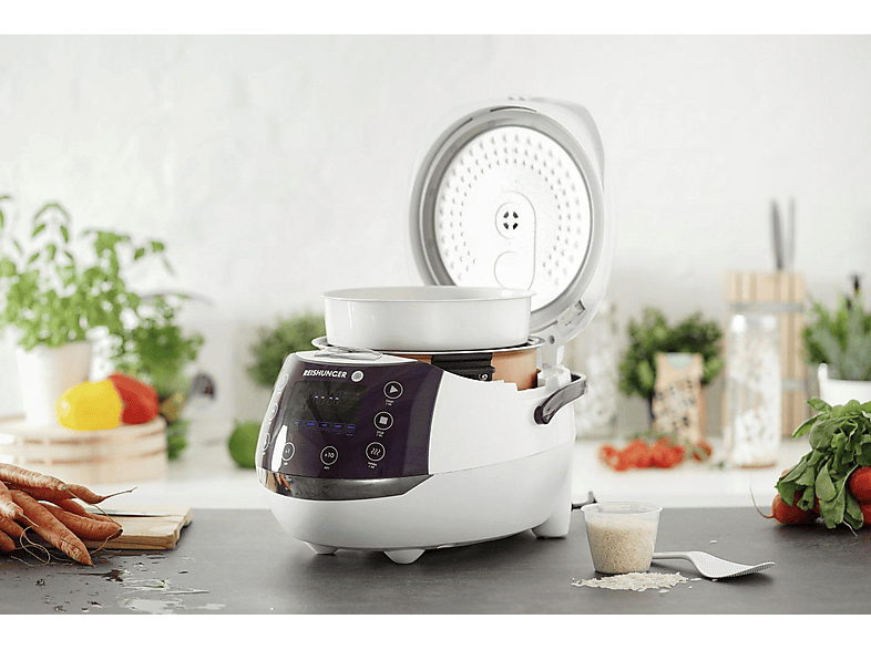 Reishunger Digitaler Reiskocher (860 Watt, 1,5 l, Weiß) — Foto 5 von 5