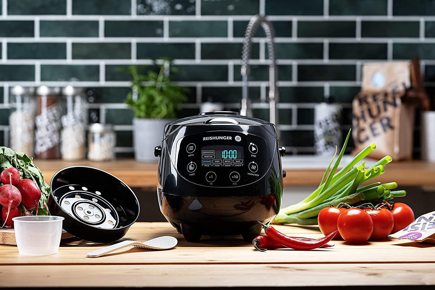 Reishunger Digitaler Mini Reiskocher: 1,3 sehr gut | Reiskocher für