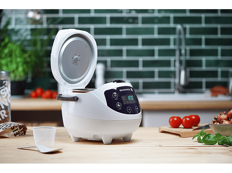 Reishunger Digitaler Mini Reiskocher (350 Watt, 0,6 l, Weiß) — Foto 2 von 5