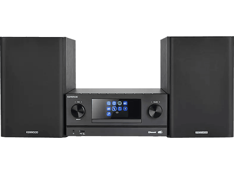 Kenwood Smart Hi-fi Microketen Zwart (m-9000s-b)