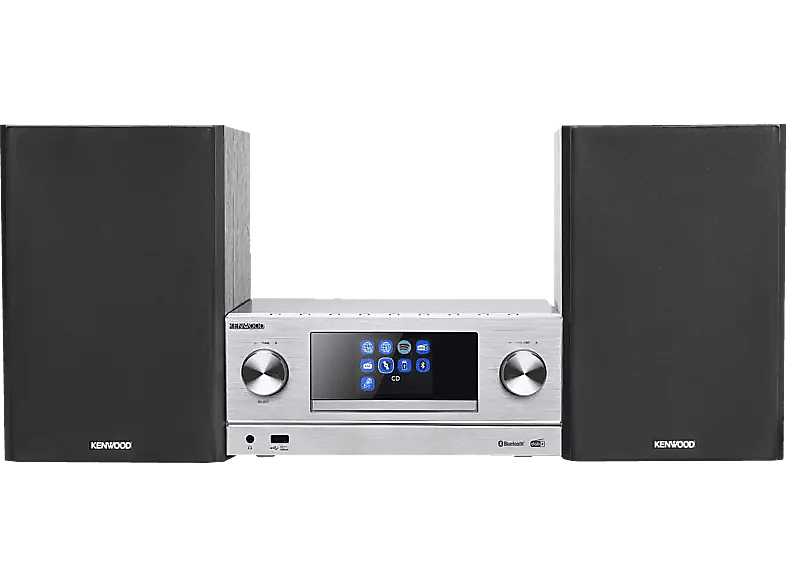 Kenwood Smart Hi-fi Microketen Zilver (m-9000s-s)