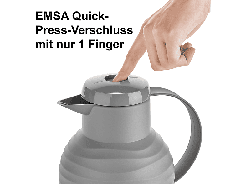 EMSA N40109 Samba Wave Isolierkanne Stone