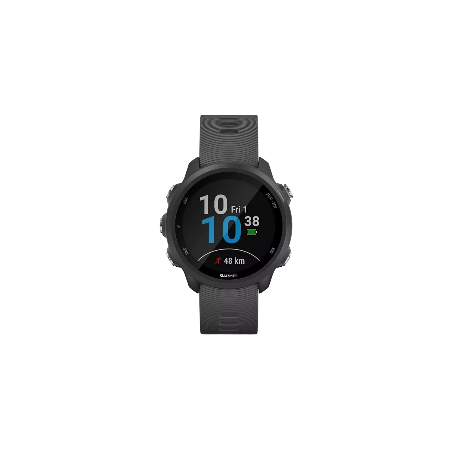 Reloj deportivo - Garmin Forerunner 245, Gris, 42mm, 1.2", Bluetooth, Frecuencia cardíaca, LCD, 168h