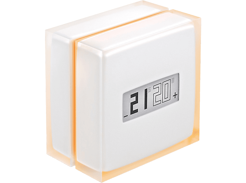 Termostato - Netatmo NTH01-EN-EU, Inteligente, Wi-Fi, Calefacción individual, Ahorro/Eco/Confort, Blanco