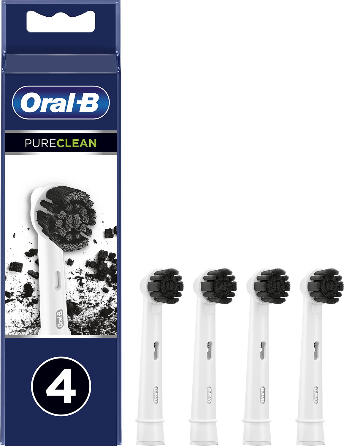 Oral-B Opzetborstels Pure Clean Charchoal EB20CH 4 stuks