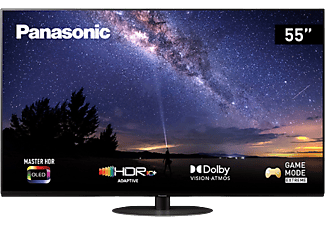 TV OLED 55" - Panasonic TX-55JZ1000E, UHD 4K, HCX Pro con IA, Smart TV, DVB-T2, Dolby Atmos, Asistentes, Negro