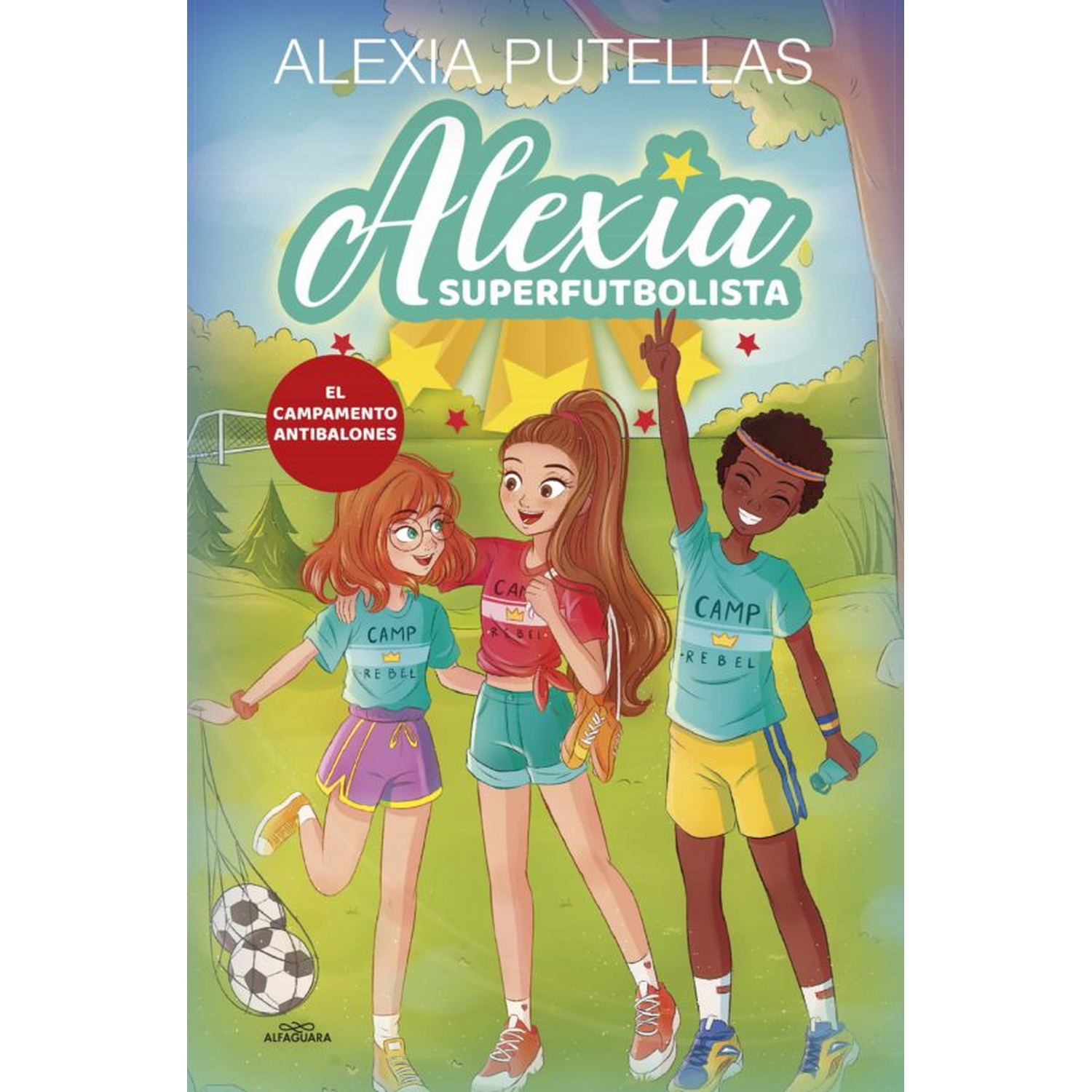 Alexia Superfutbolista 2 campamento antibalones tapa dura