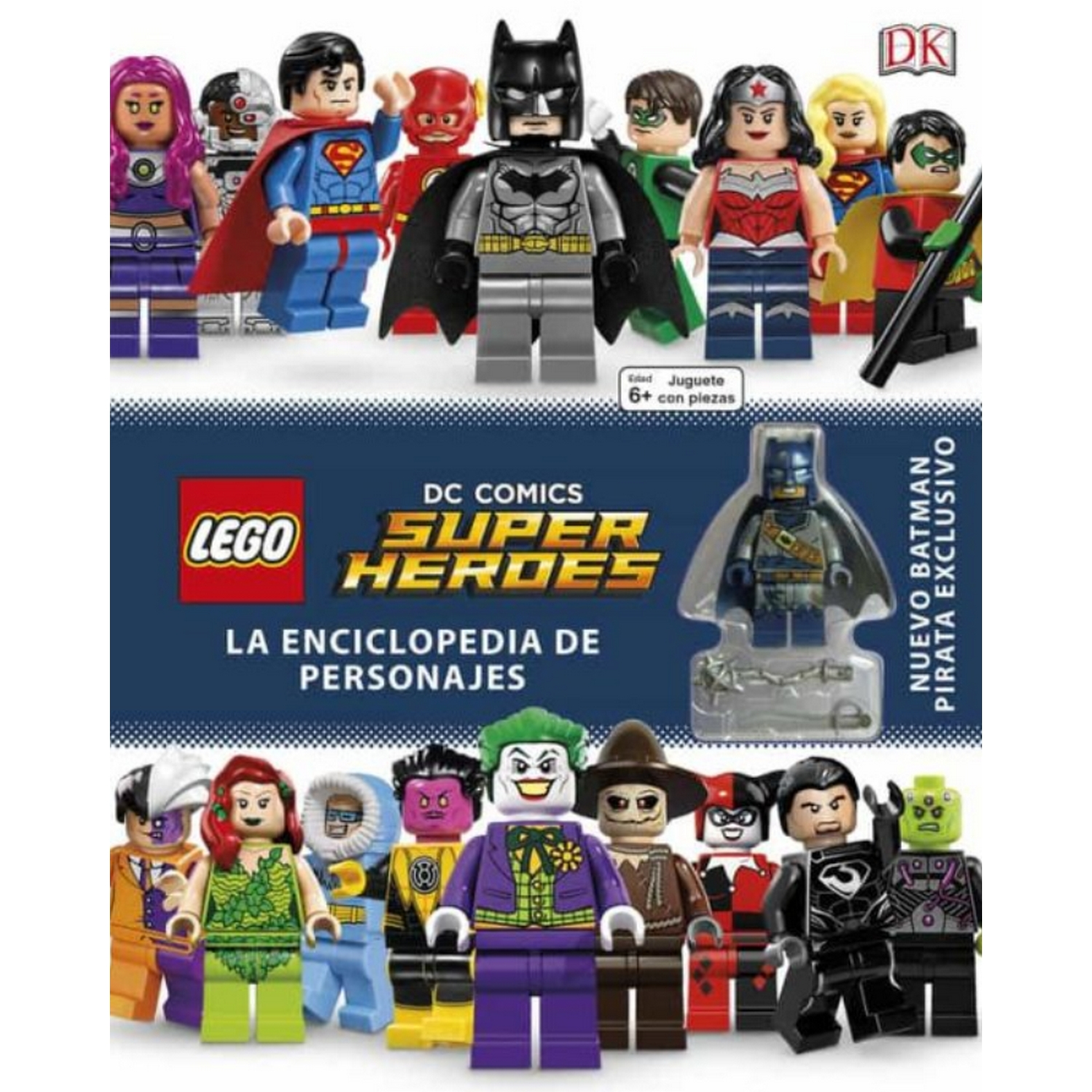 Libro Enciclopedia De personajes varios autores dc. lego® superheroes la tapa dura vv.aa.