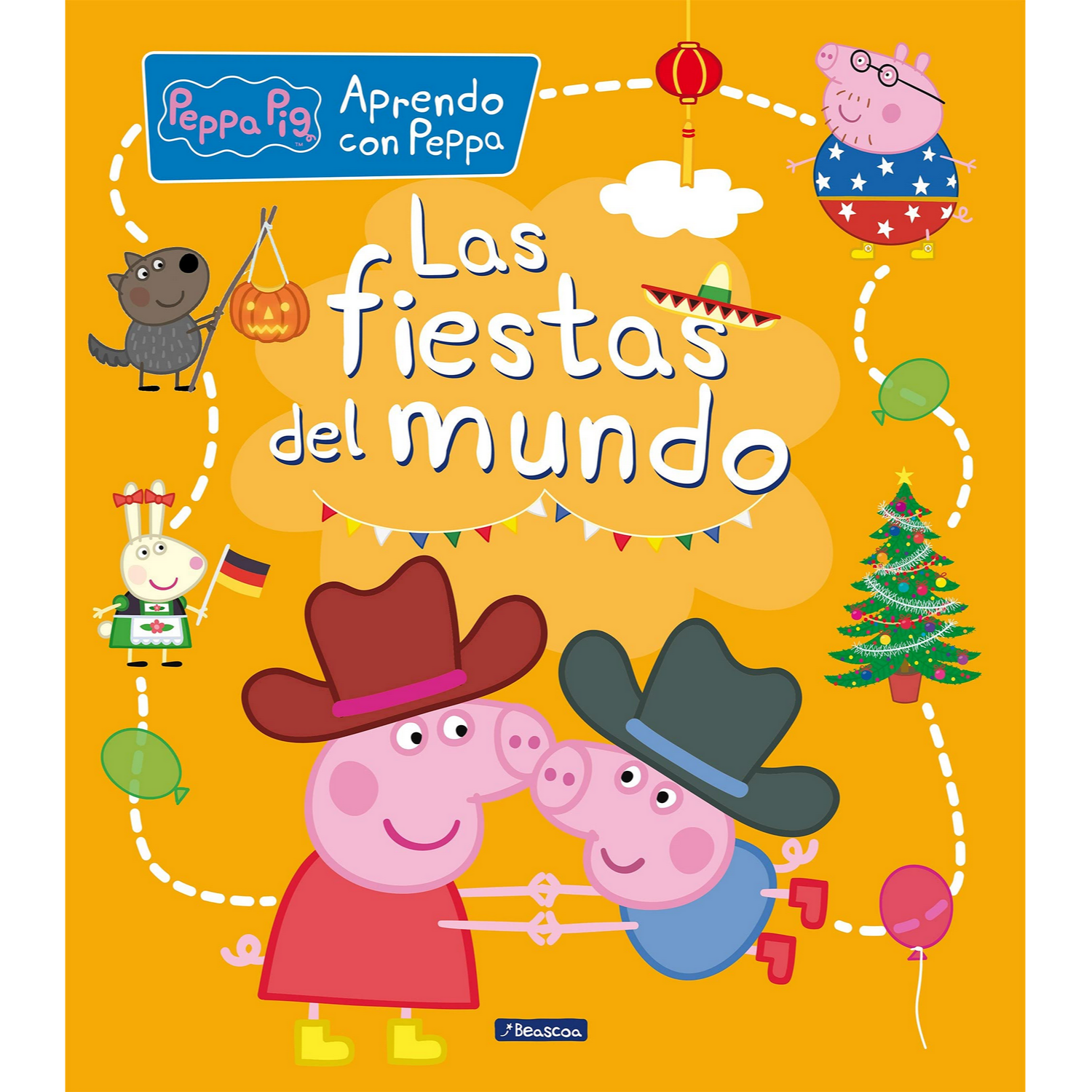 Las Fiestas Del mundo aprendo con peppa pig tapa dura hasbro