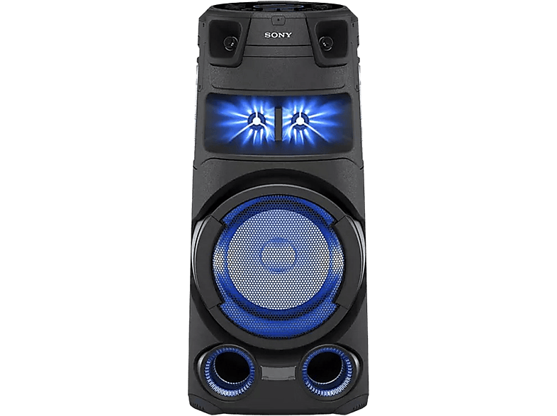 Altavoz de gran potencia  Sony SRS-XV800B, Inalámbrico para fiestas,  Sonido potente 360°, MEGA BASS, 25h batería, Portátil, Bluetooth, Karaoke