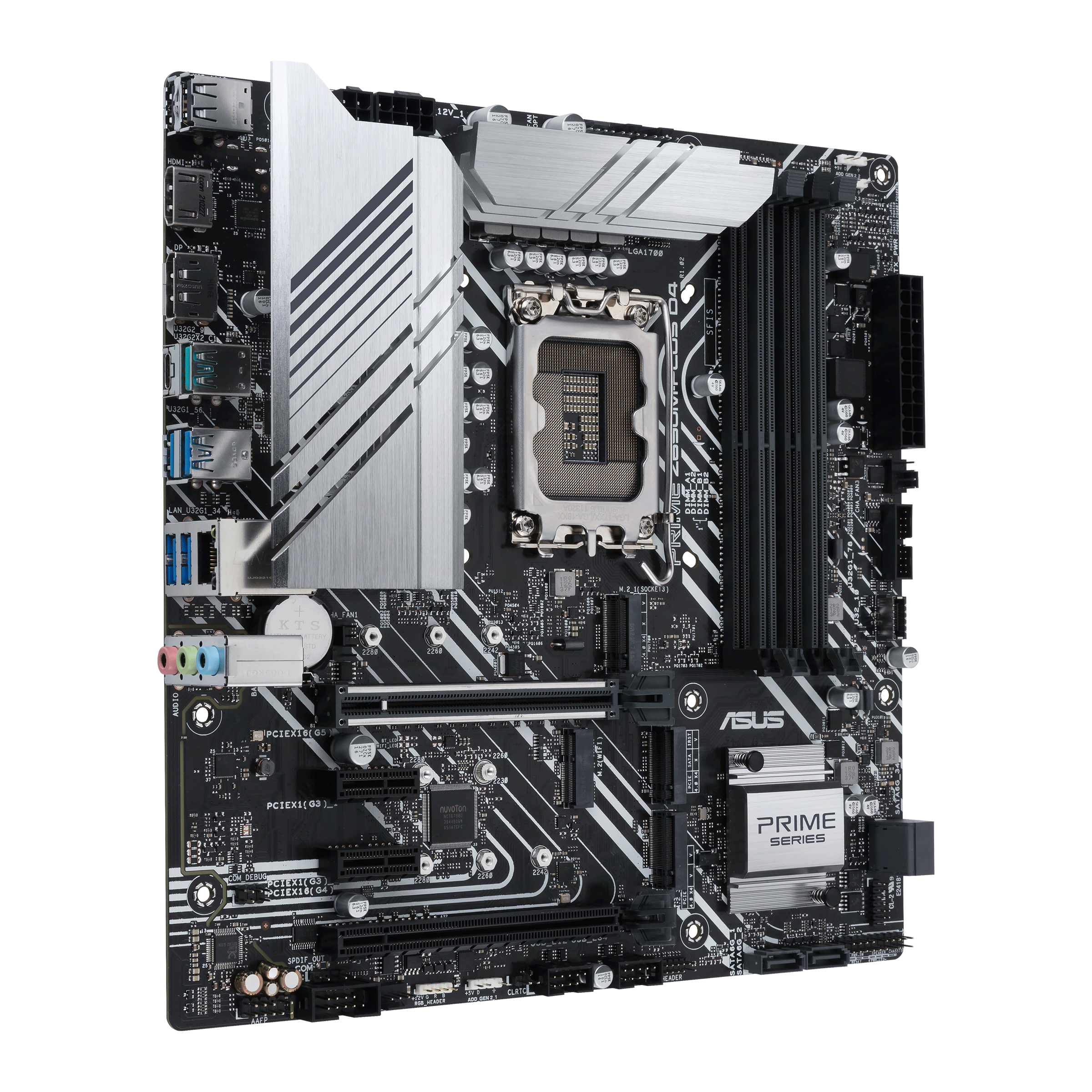 ASUS PRIME Z690M-PLUS D4 Mainboard Schwarz