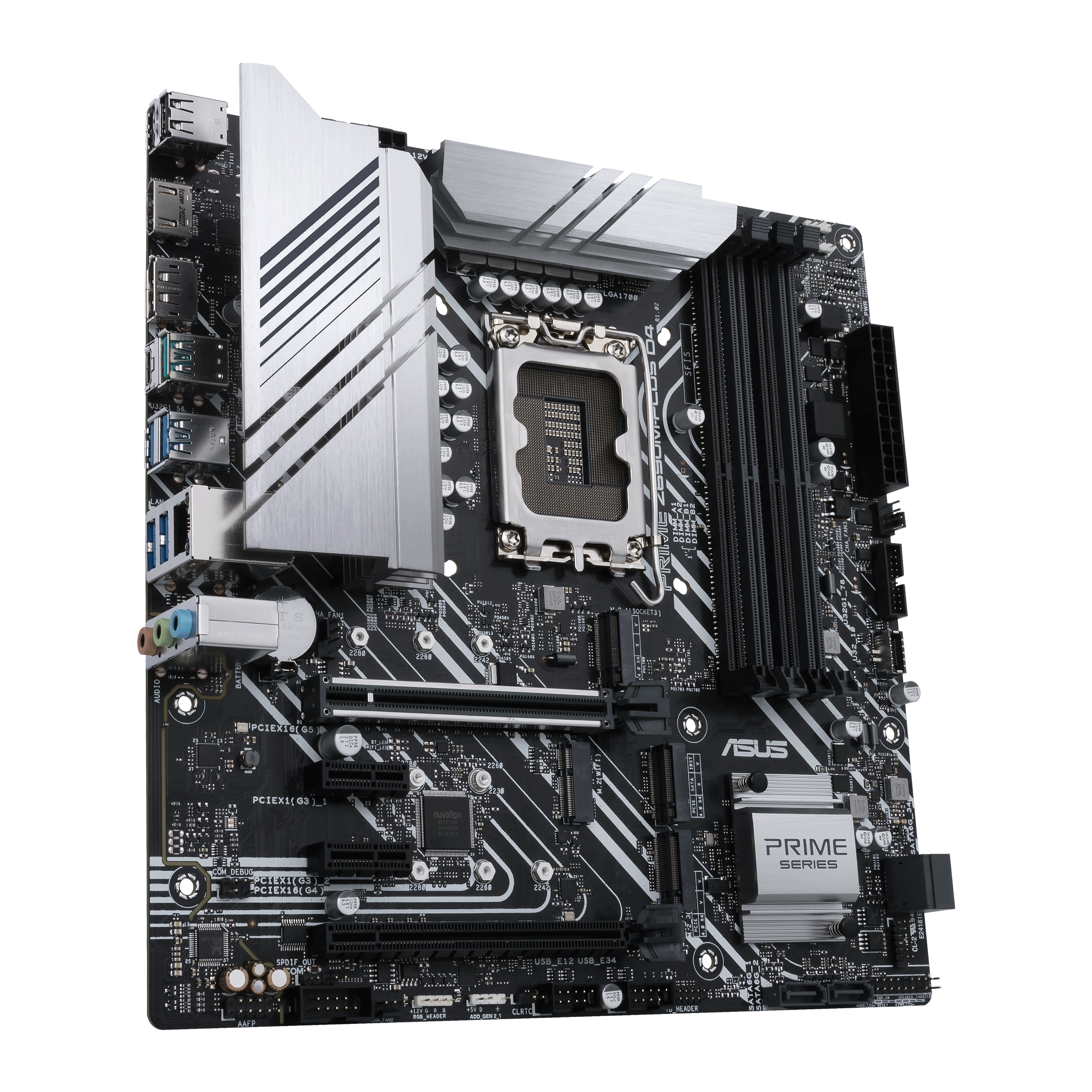 ASUS PRIME Z690M-PLUS D4 Mainboard Schwarz