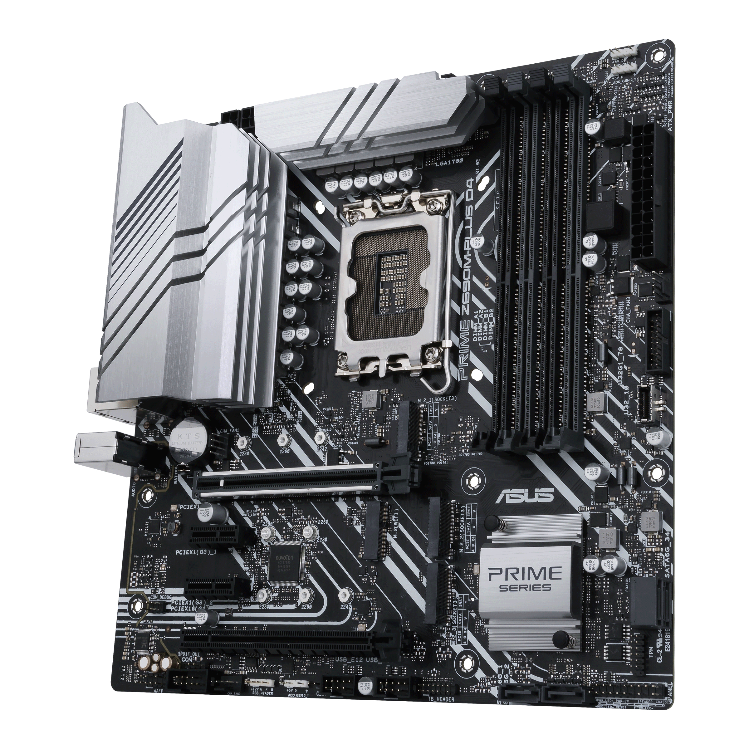 ASUS PRIME Z690M-PLUS D4 Mainboard Schwarz