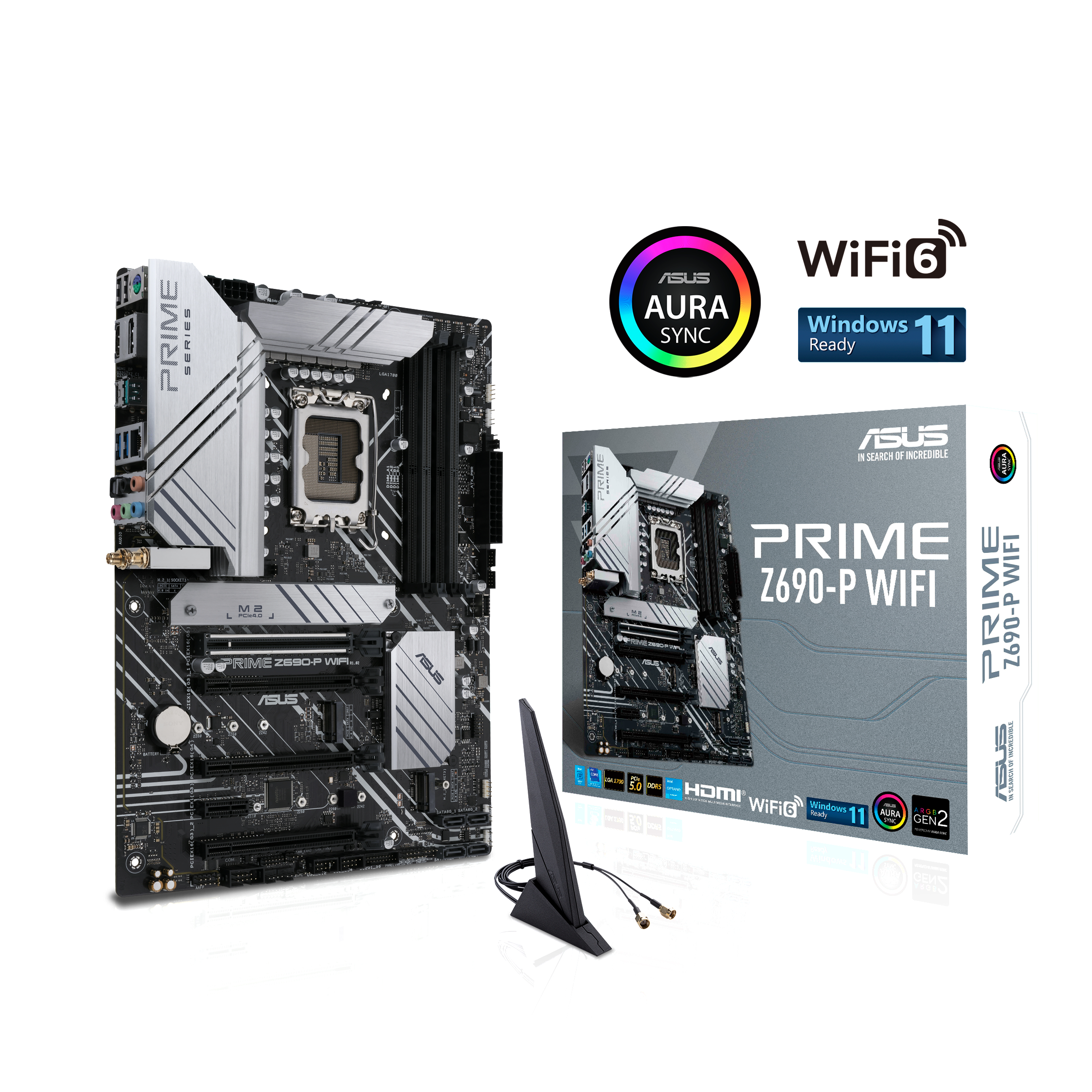ASUS PRIME Z690-P WIFI Mainboard Schwarz