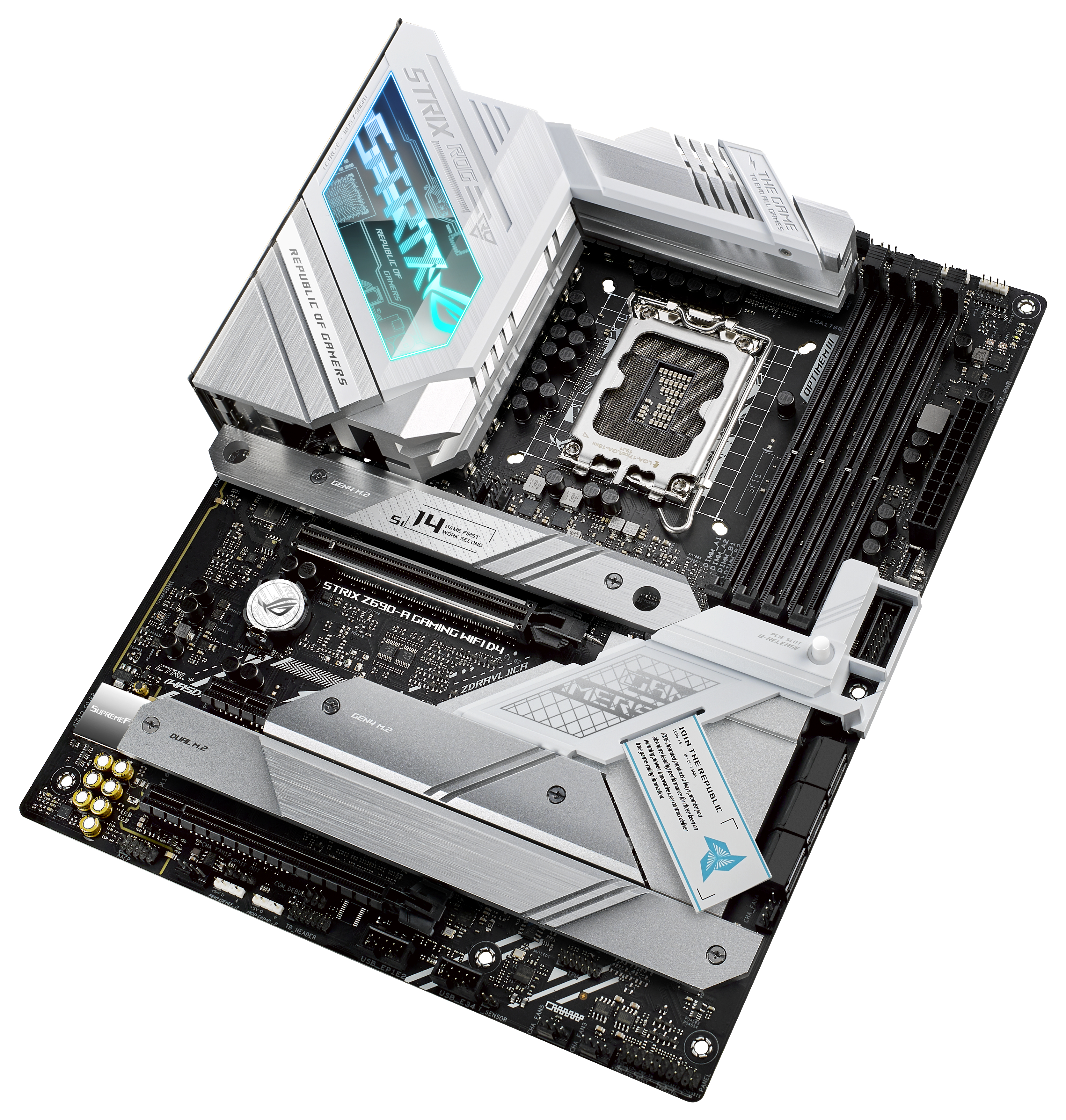 ASUS ROG STRIX Z690-A GAMING WIFI D4 Mainboard Schwarz