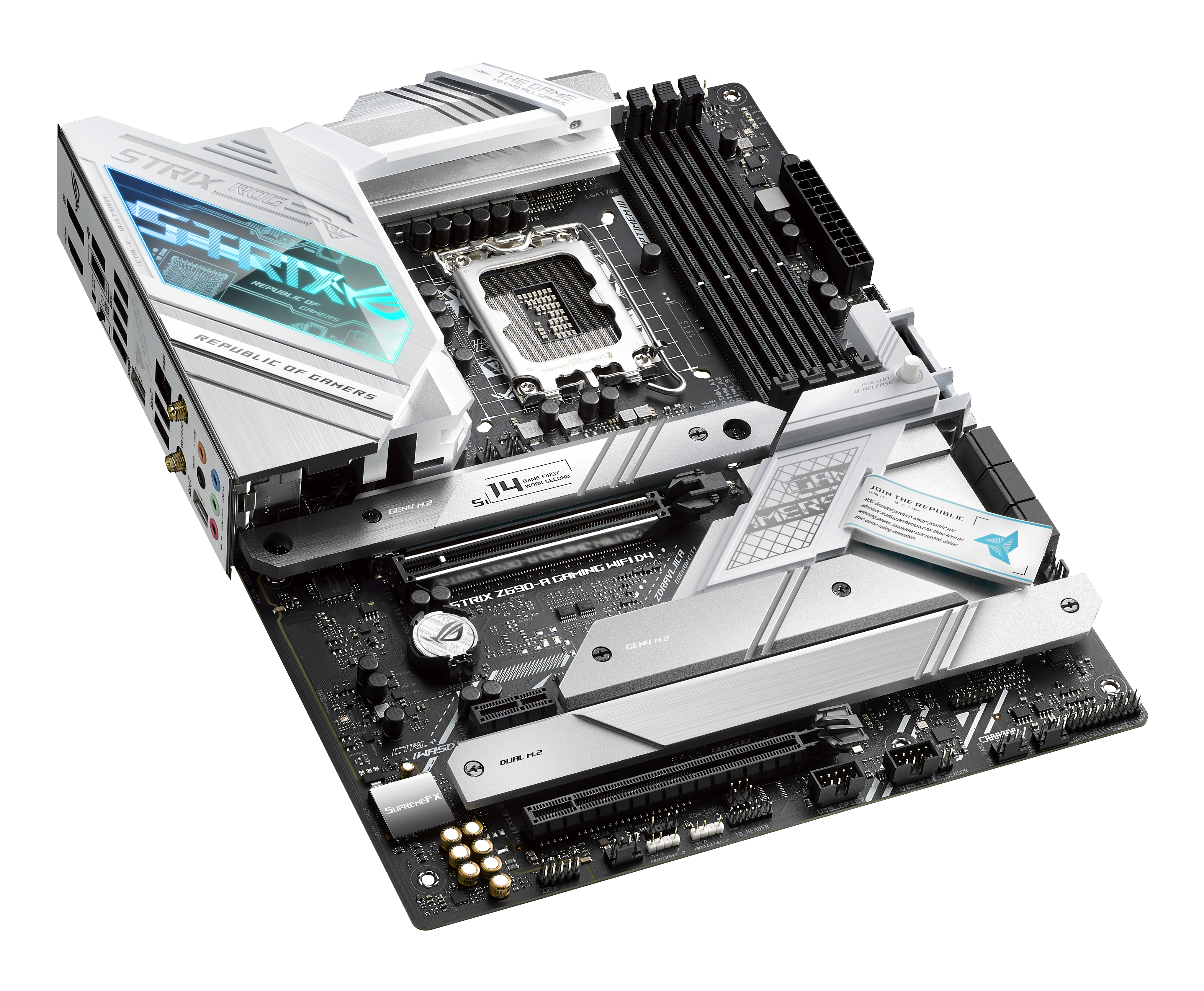 ASUS ROG STRIX Z690-A GAMING WIFI D4 Mainboard Schwarz