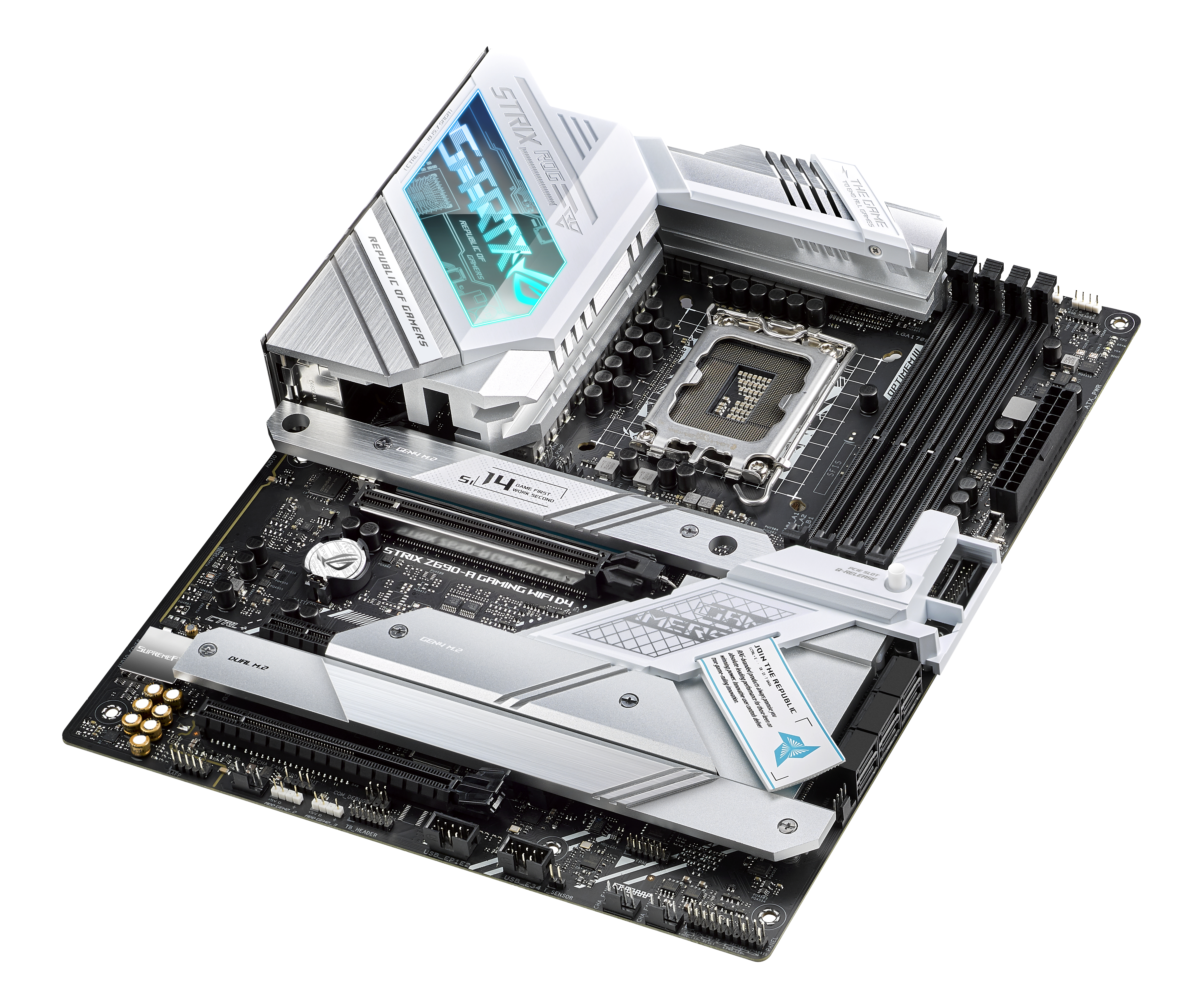 ASUS ROG STRIX Z690-A GAMING WIFI D4 Mainboard Schwarz