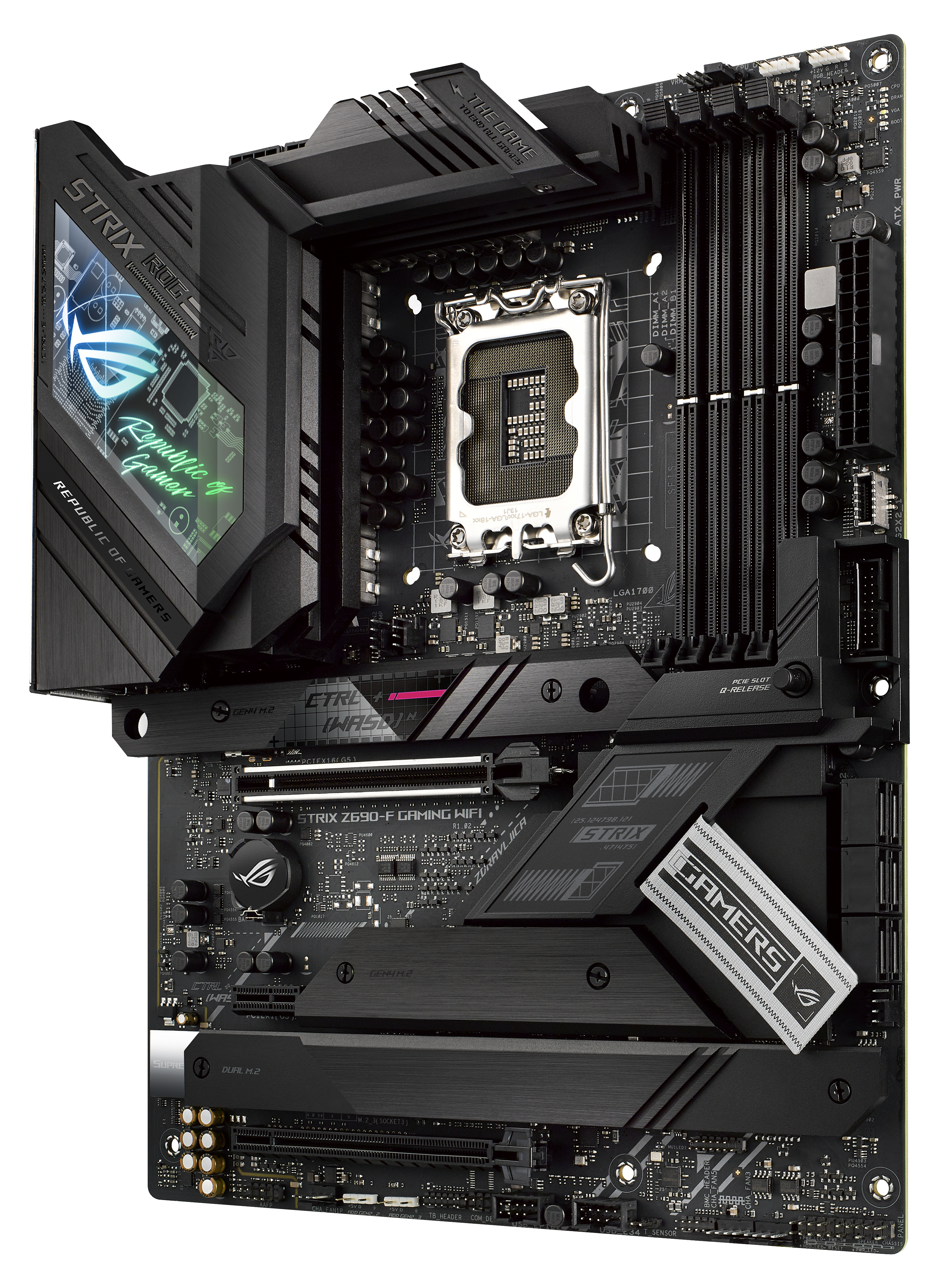 ASUS ROG STRIX Z690-F GAMING WIFI Mainboard Schwarz