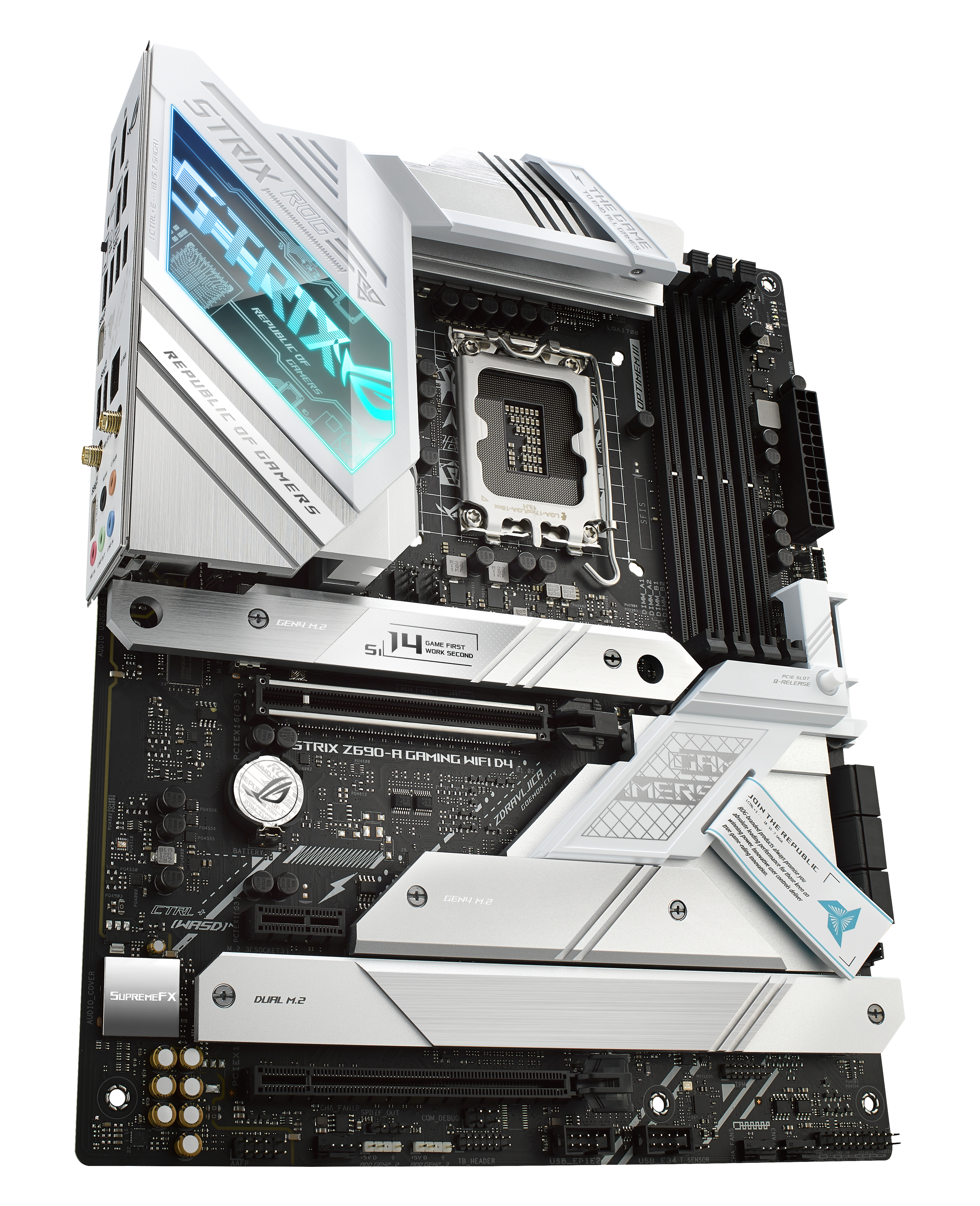 ASUS ROG STRIX Z690-A GAMING WIFI D4 Mainboard Schwarz