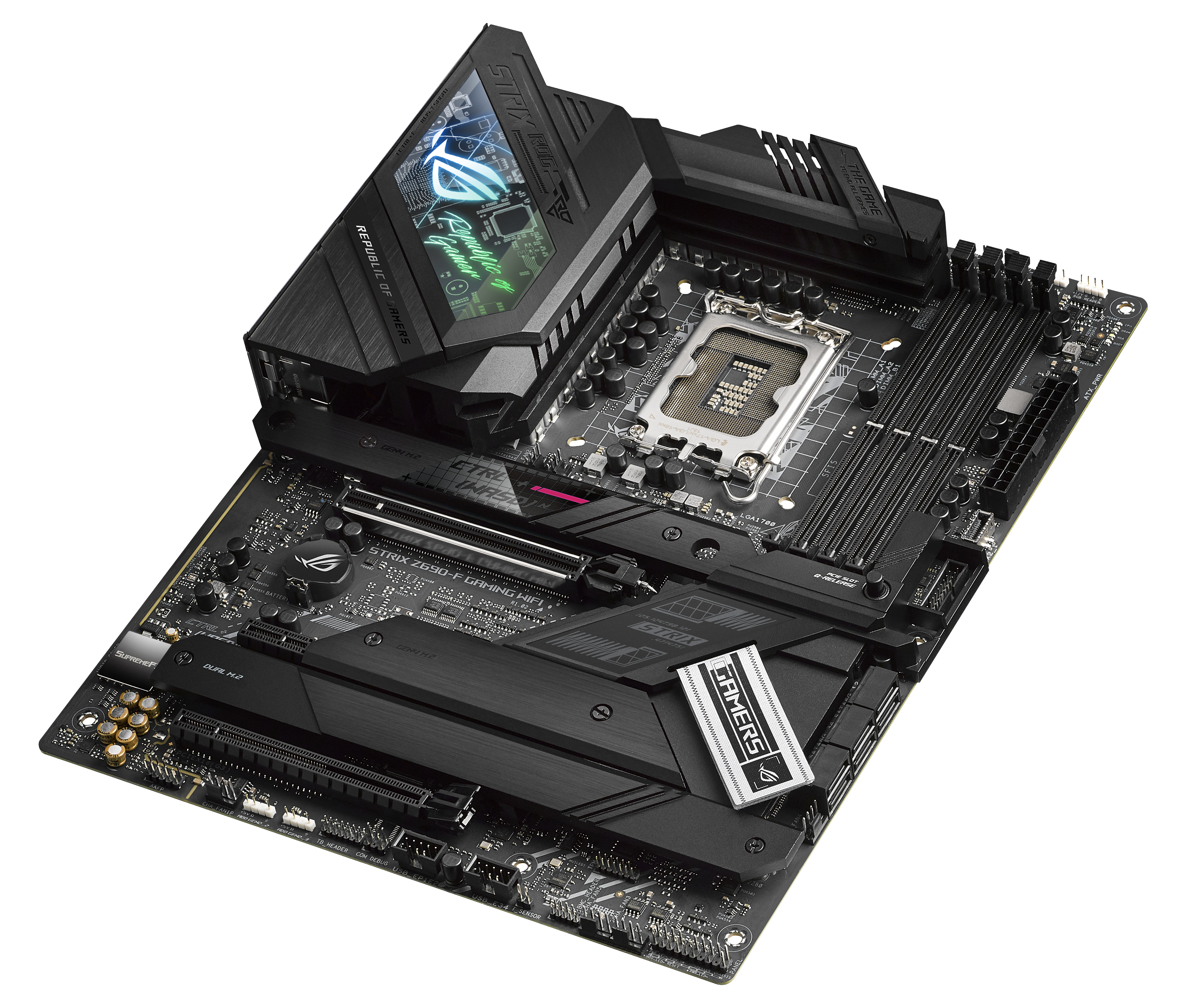 ASUS ROG STRIX Z690-F GAMING WIFI Mainboard Schwarz