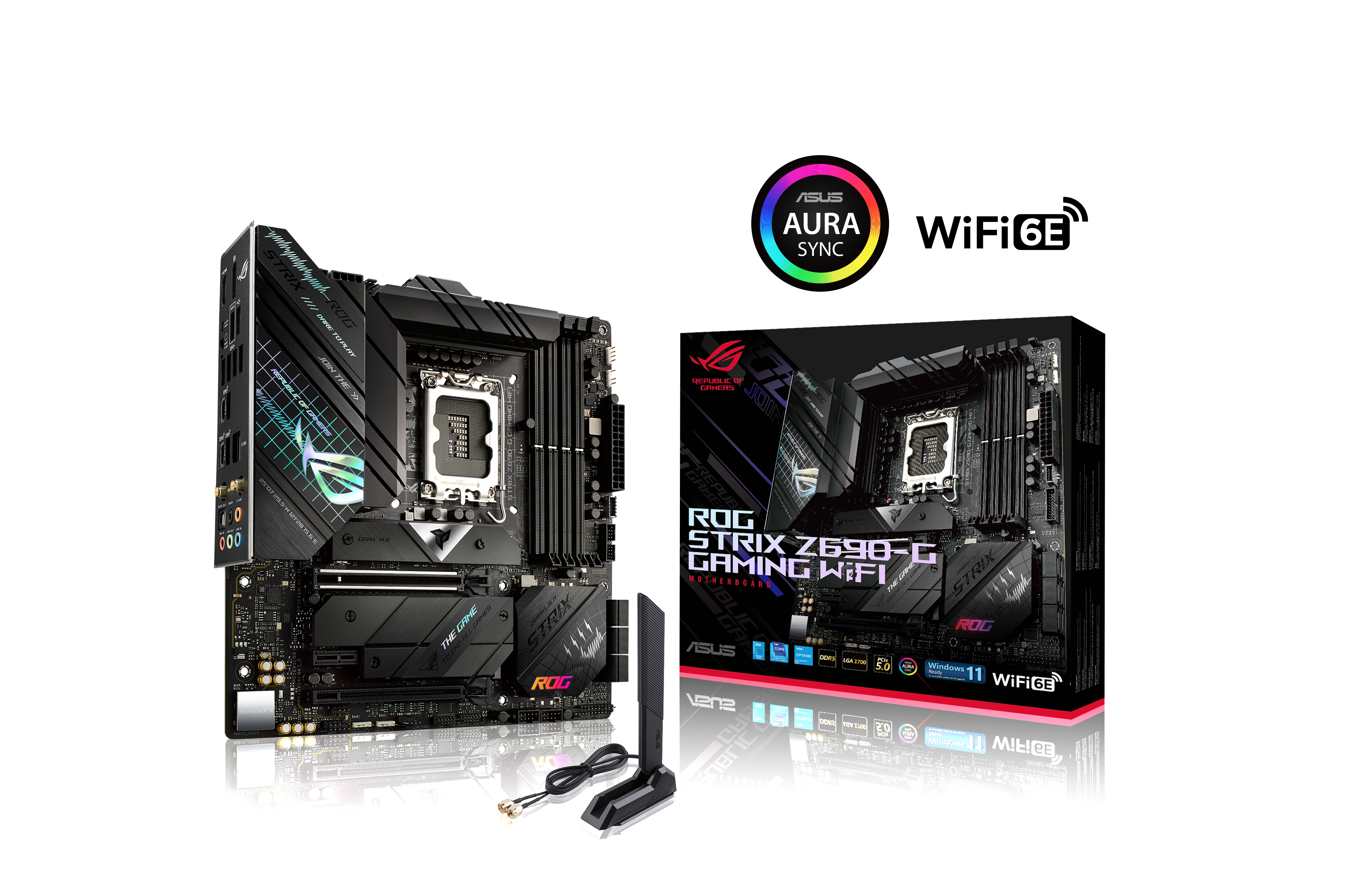 ASUS ROG STRIX Z690-G GAMING WIFI Mainboard Schwarz