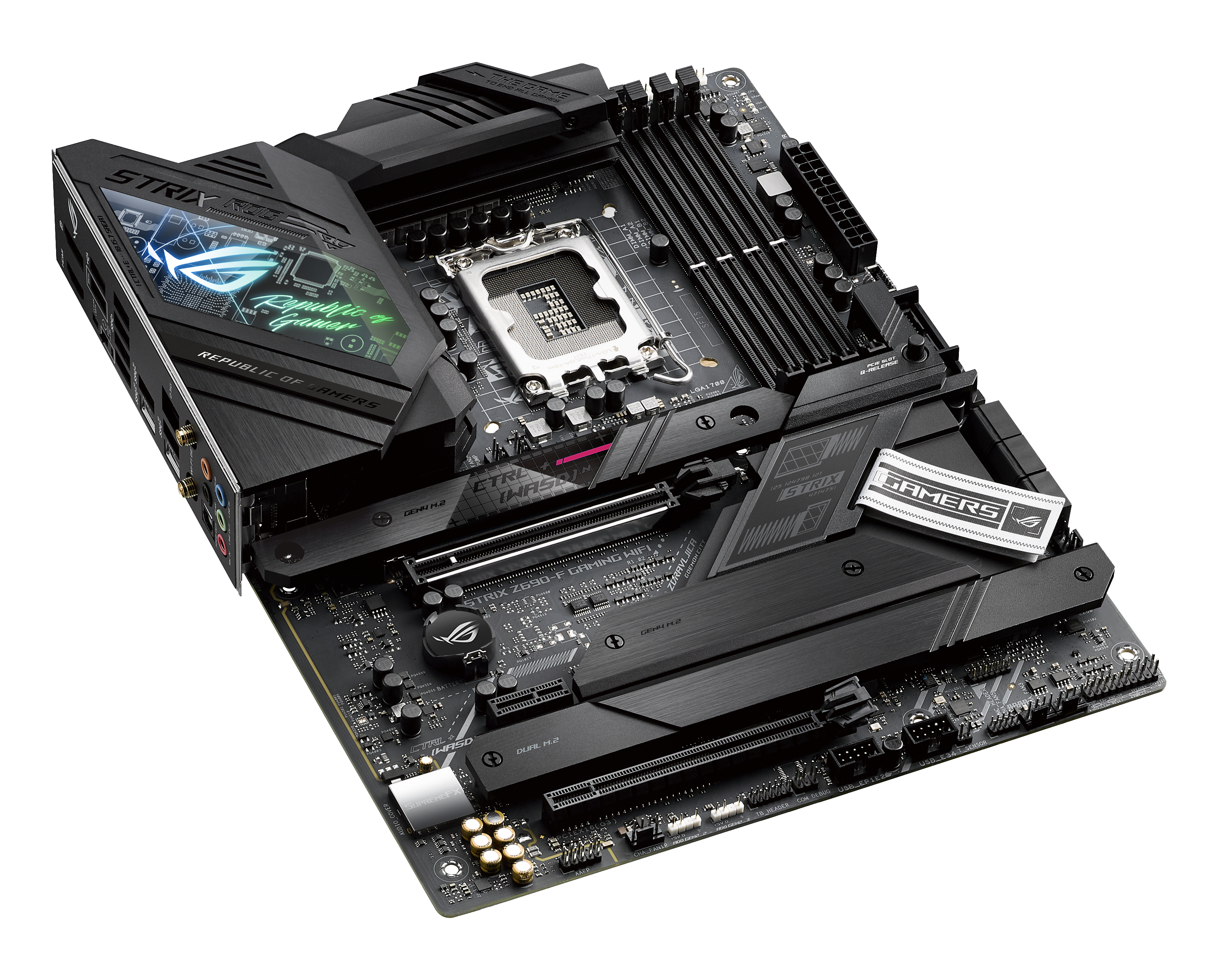 ASUS ROG STRIX Z690-F GAMING WIFI Mainboard Schwarz