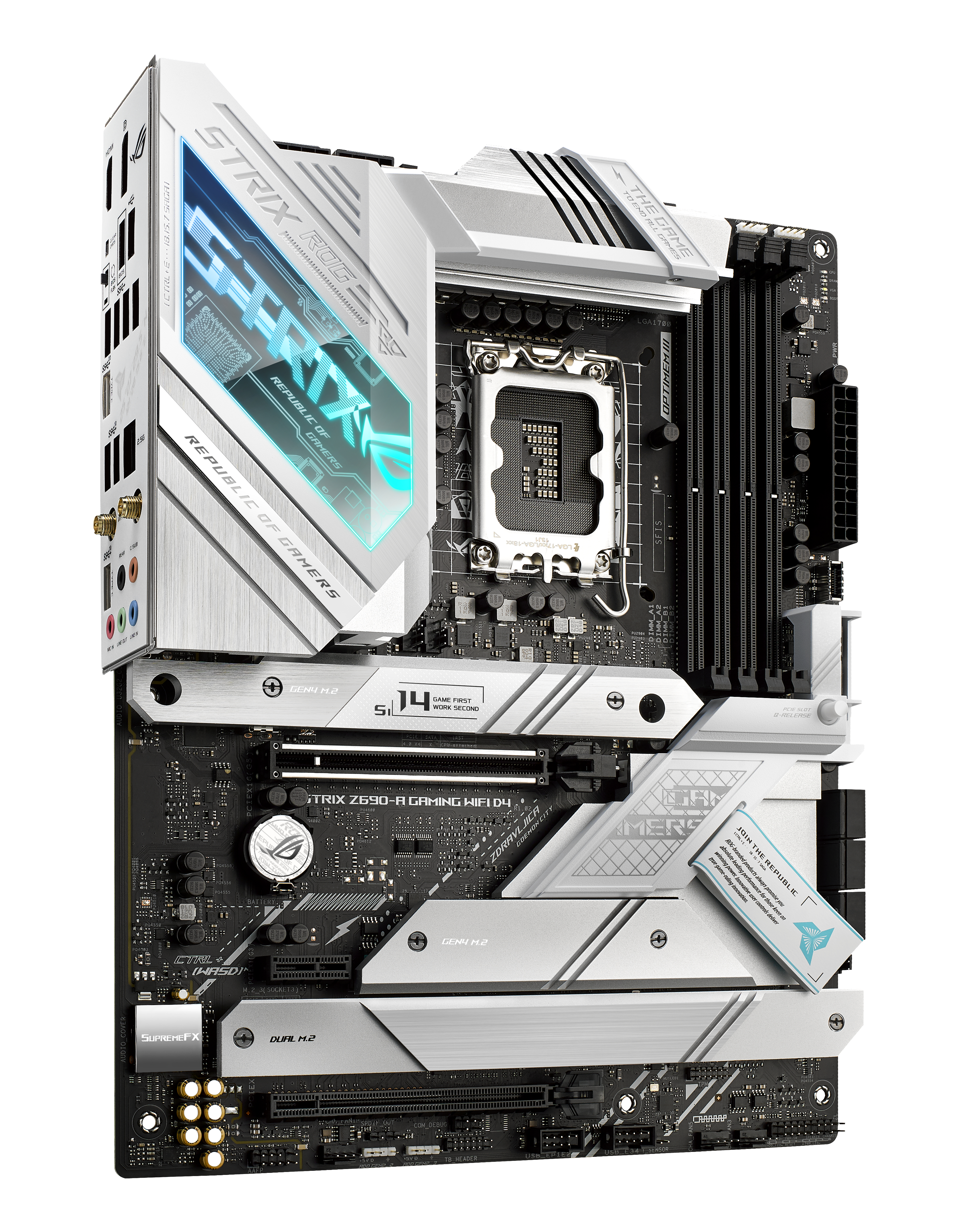 ASUS ROG STRIX Z690-A GAMING WIFI D4 Mainboard Schwarz