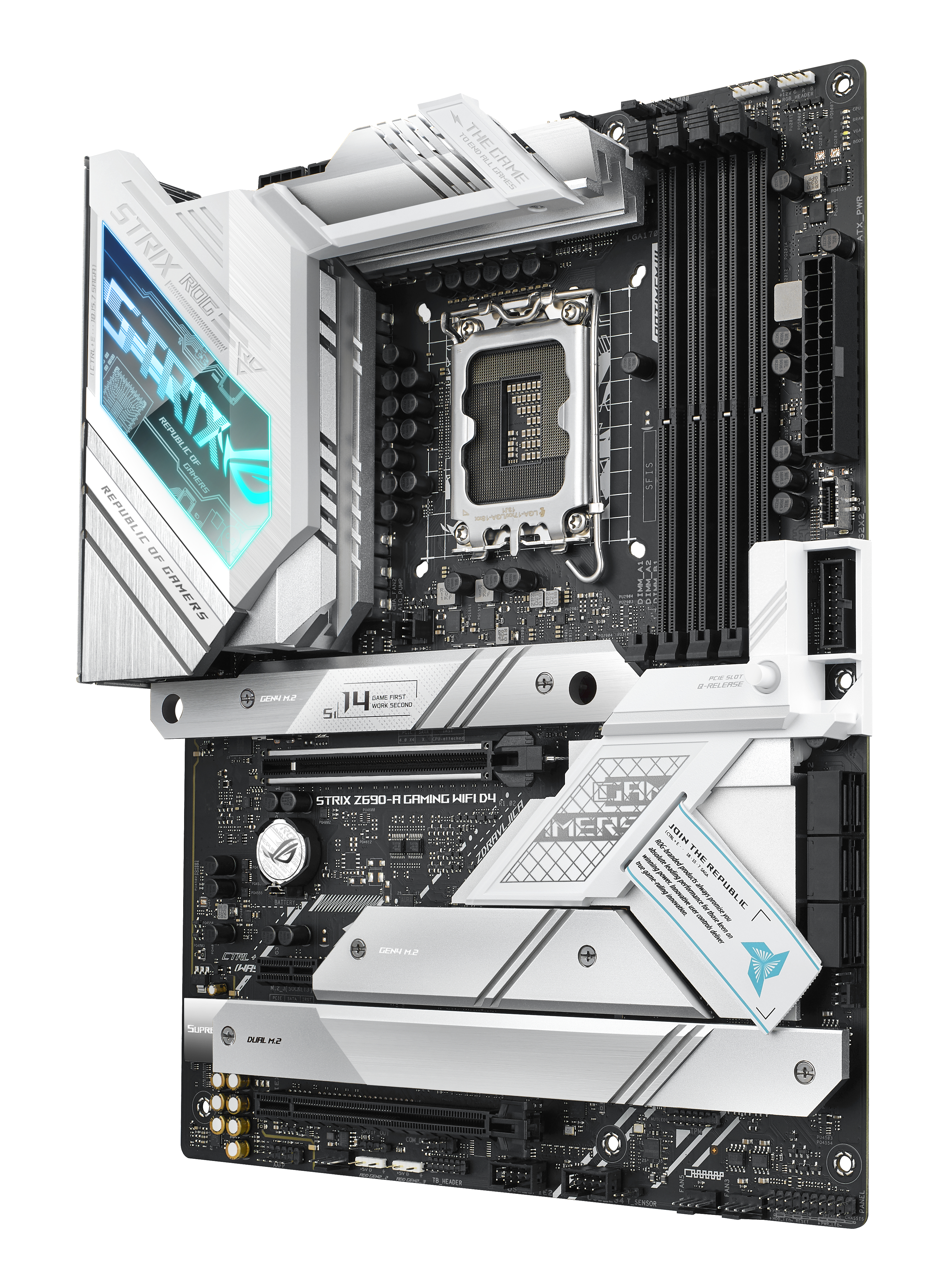 ASUS ROG STRIX Z690-A GAMING WIFI D4 Mainboard Schwarz