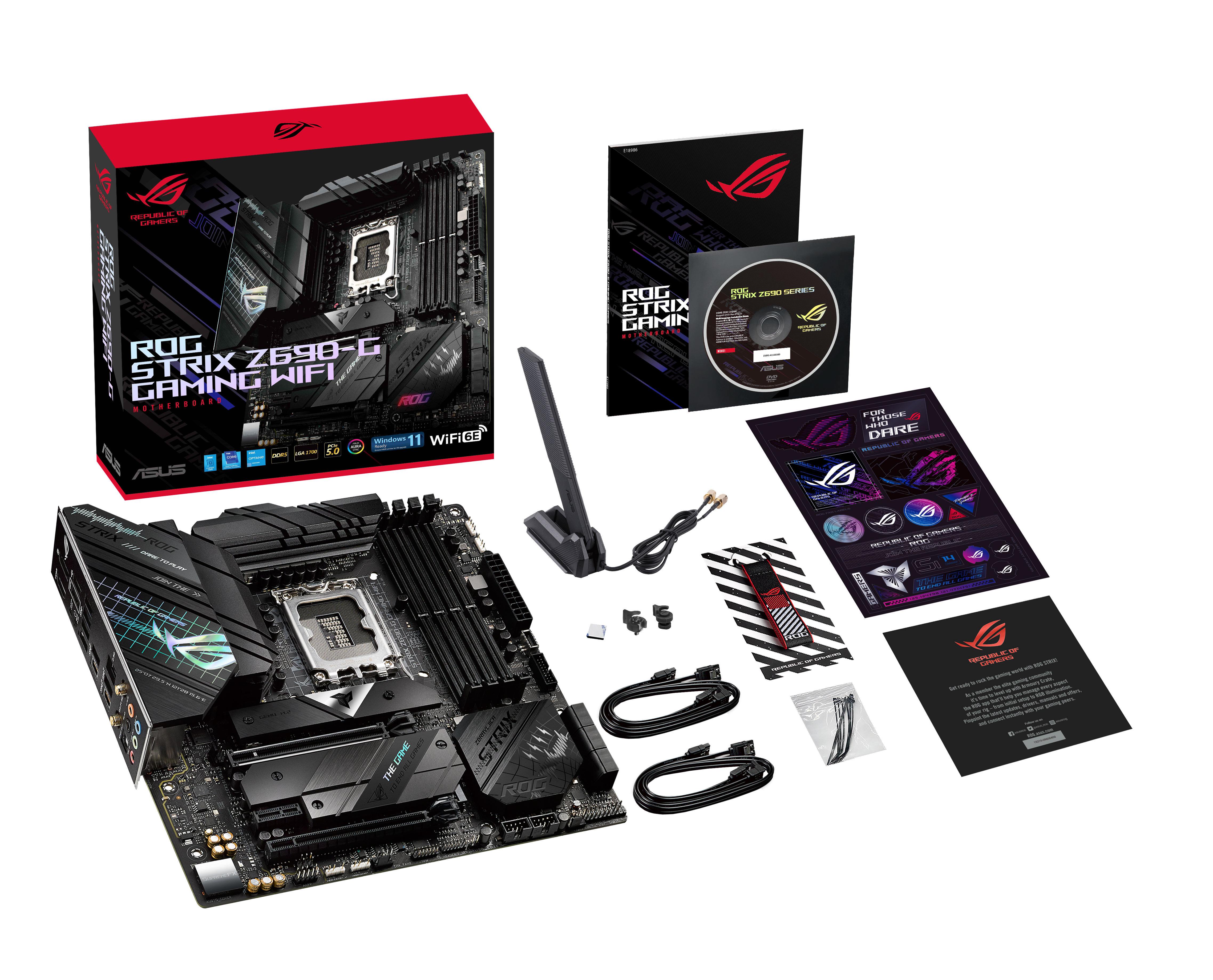 ASUS ROG STRIX Z690-G GAMING WIFI Mainboard Schwarz